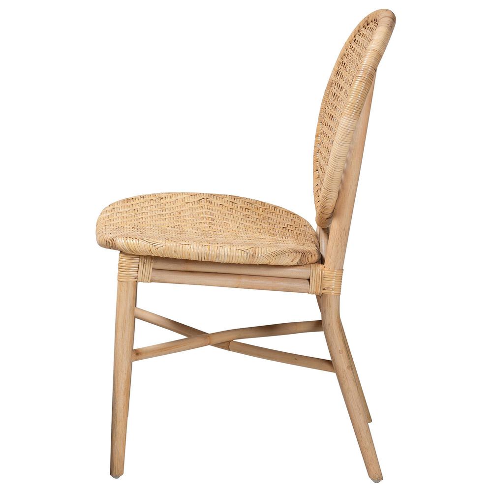 Baxton Studio Osaka Side Chair in Natural Brown, , large
