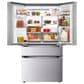 LG 28.6 Cu. Ft 4-Door French Door Refrigerator in PrintProof Stainless Steel, , large