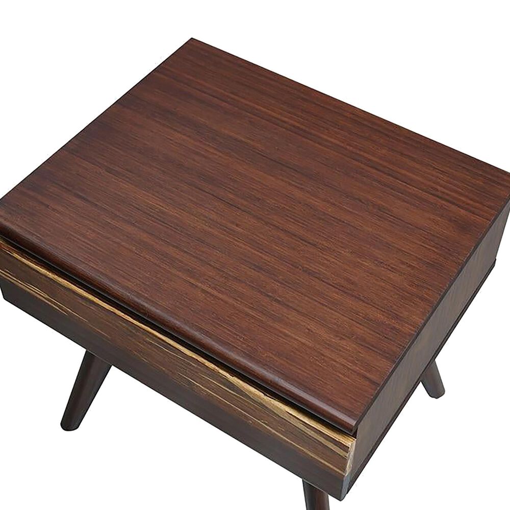 Natural Bamboo Furnishings Nightstand in Sable, , large