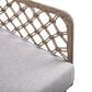 Hearth and Haven MarcoOutdoor Lounge Chair with Light Brown Truffle Rope in Gray, , large