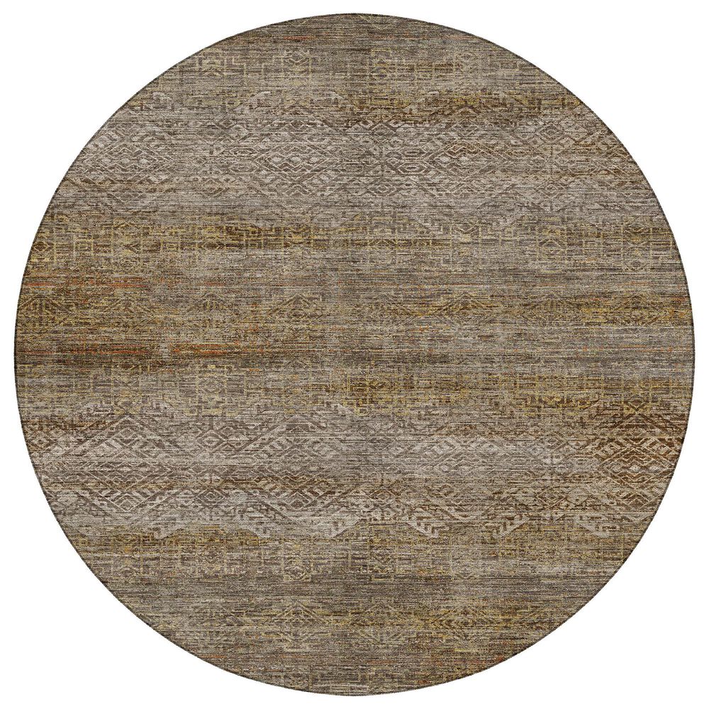 Dalyn Rug Company Vico VC8 Taupe 8" Round Area Rug, , large