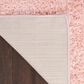 Nourison Lush Shag 5"3" x 7"3" Blush Area Rug, , large