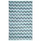 Safavieh Montauk Geometric 6" x 9" Turquoise and Multicolor Area Rug, , large