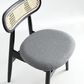 Dayton Colbert Side Chair in Black and Natural (Set of 4), , large