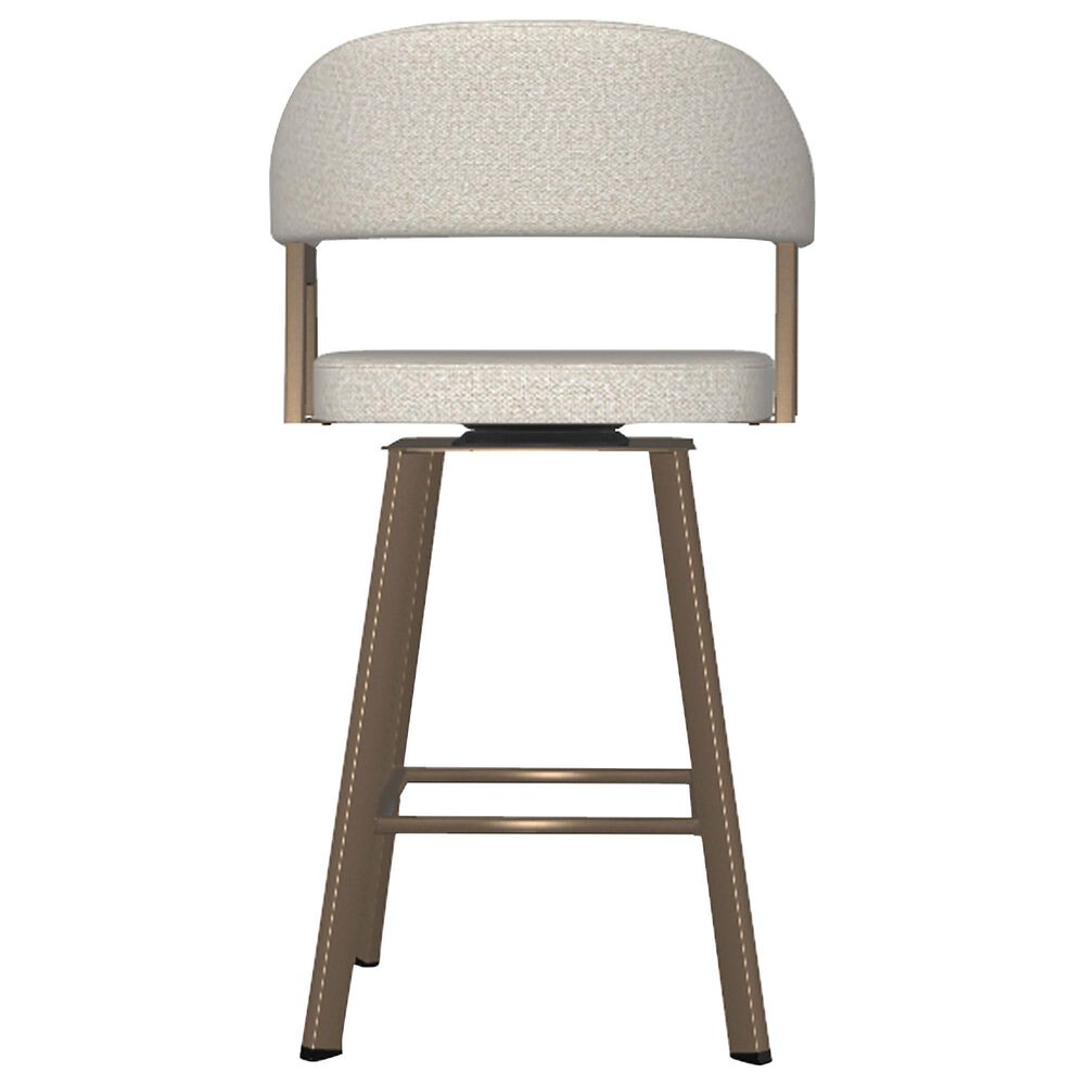Amisco Carmen Swivel Counter Stool in Sugar Bronze, , large