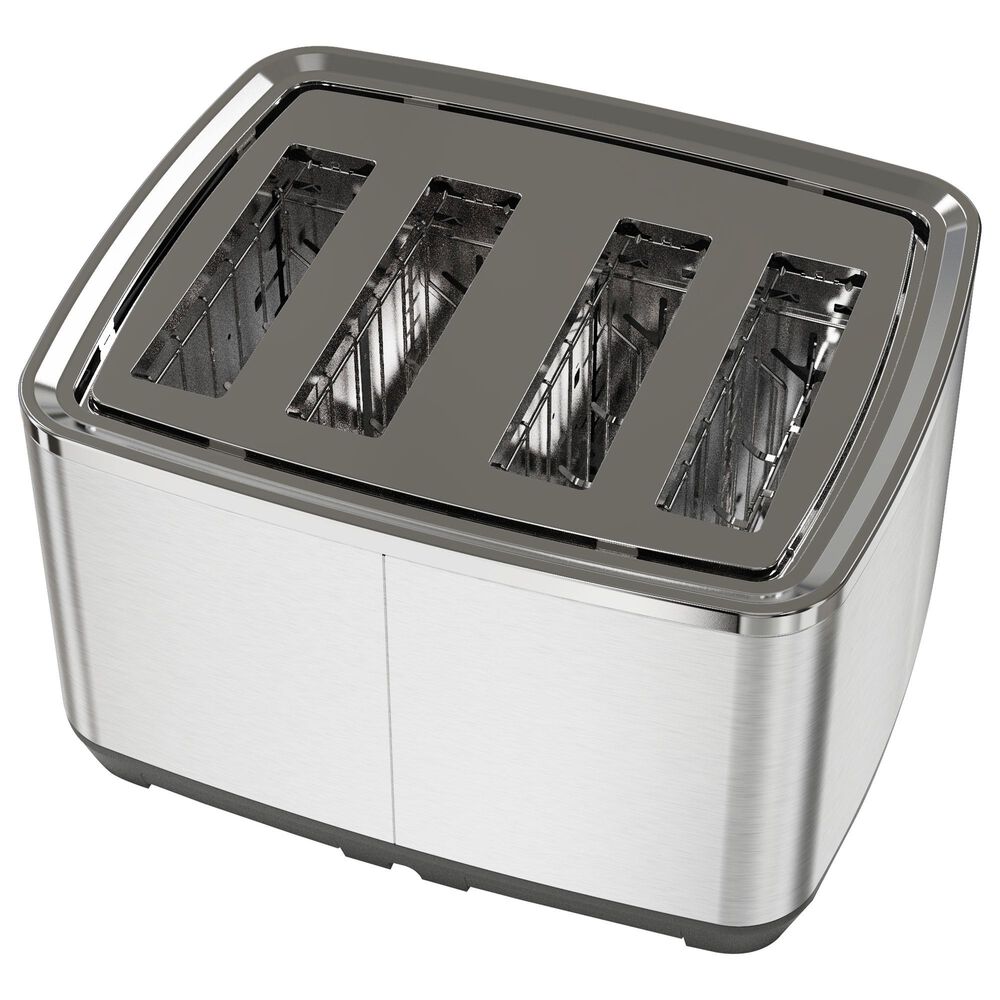 GE - 4-Slice Toaster - Stainless Steel 