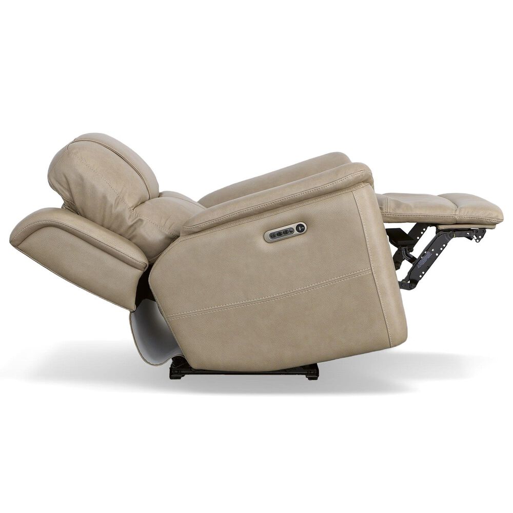 Flexsteel Crew 3-Piece Power Reclining Living Room Set in Pebble, , large