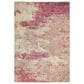 Nourison Celestial 5"3" x 7"3" Ivory and Pink Area Rug, , large