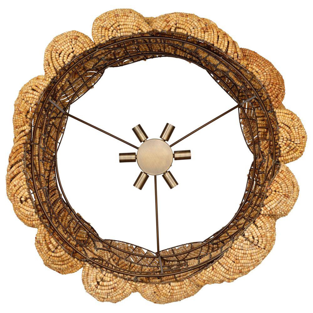 Jamie Young Elmont 6-Light Large Chandelier in Natural, , large
