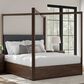 Millenium Dilenno California King Canopy Panel Bed in Dark Brown, , large