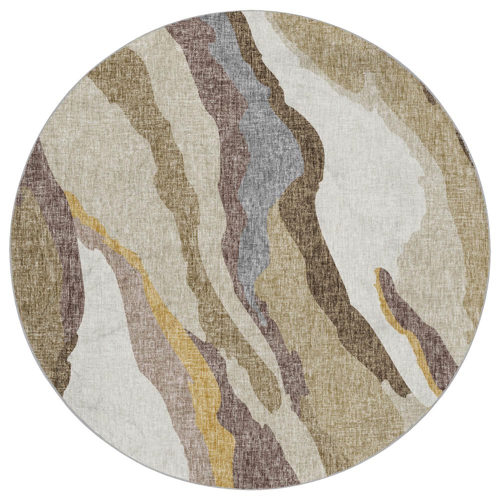 Dalyn Rug Company Lorenzo LN4 Beige 8" Round Area Rug, , large