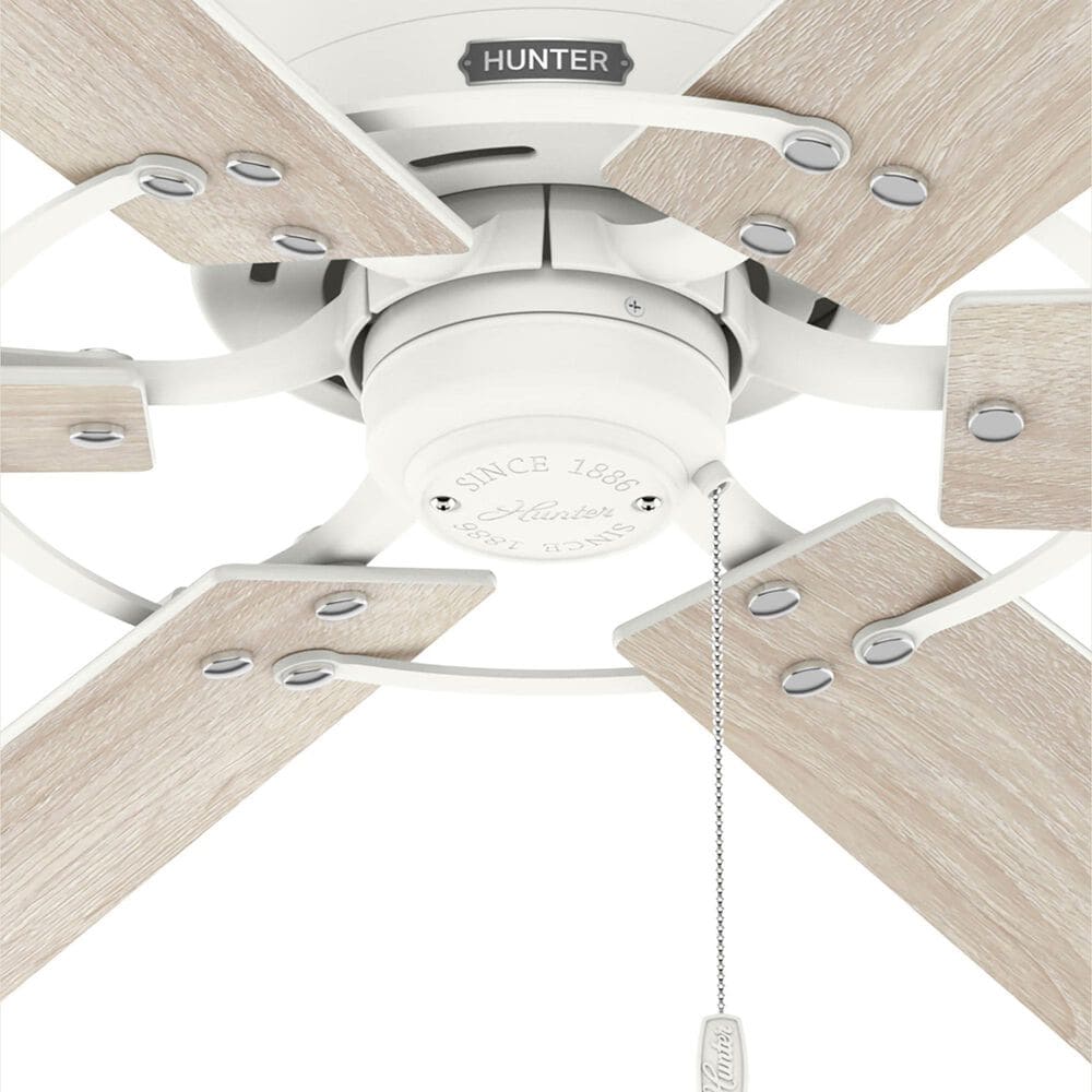 Hunter Gilrock 52&quot; Ceiling Fan in Matte White, , large