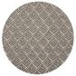 Nourison Aloha 7"10" Round Charcoal Indoor/Outdoor Area Rug, , large