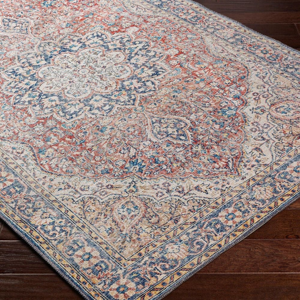Surya Colin 7&#39;10&quot; x 10&#39;2&quot; Red, Blue, Tan, Yellow and Cream Area Rug, , large