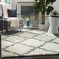 Safavieh Dallas Shag SGD257J-5 5"1" x 7"6" Ivory/Light Blue Area Rug, , large
