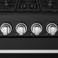 Thor Kitchen Gordon Ramsay 4.6 Cu. Ft. Professional Gas Range with Stainless Steel Handle Kit in Black, , large