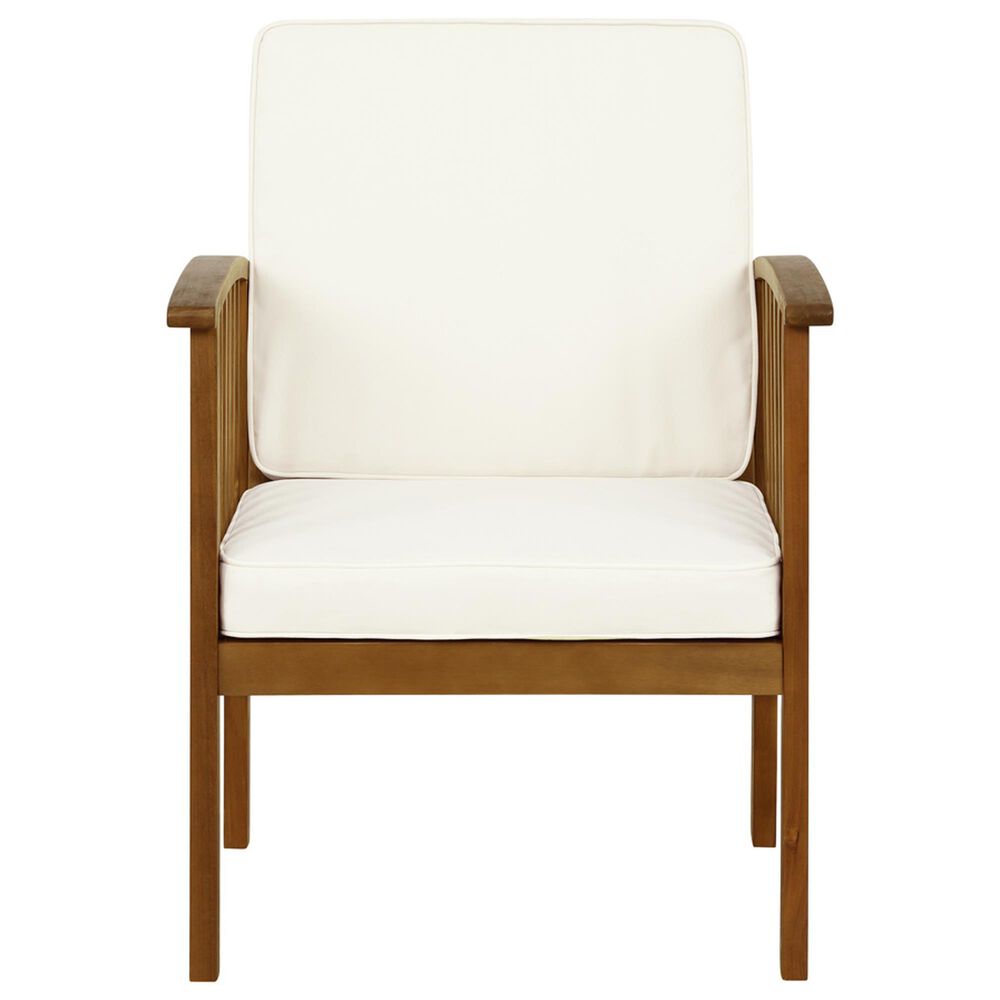 Linon Home Decor Caneel 4-Piece Outdoor Conversation Set in Brown, , large