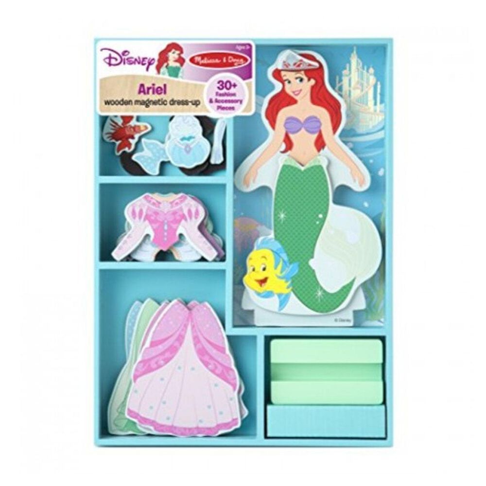Melissa & Doug Ariel Wooden Magnetic Dress-Up, , large