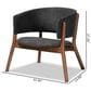 Baxton Studio Baron Accent Chair in Dark Grey (Set of 2), , large