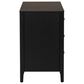 Linon Home Decor Wilcox 3-Drawer Dresser in Black, , large