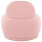 Lumisource Kimi Accent Chair in Pink Sherpa, , large