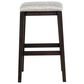Fleming Furniture Co. Kady Stationary Stool with Fabric Seat in Onyx, , large