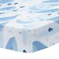 Lambs and Ivy Bubbles and Squirt Whale/Ocean Aquatic 3-Piece Baby Crib Bedding Set in Blue and White, , large