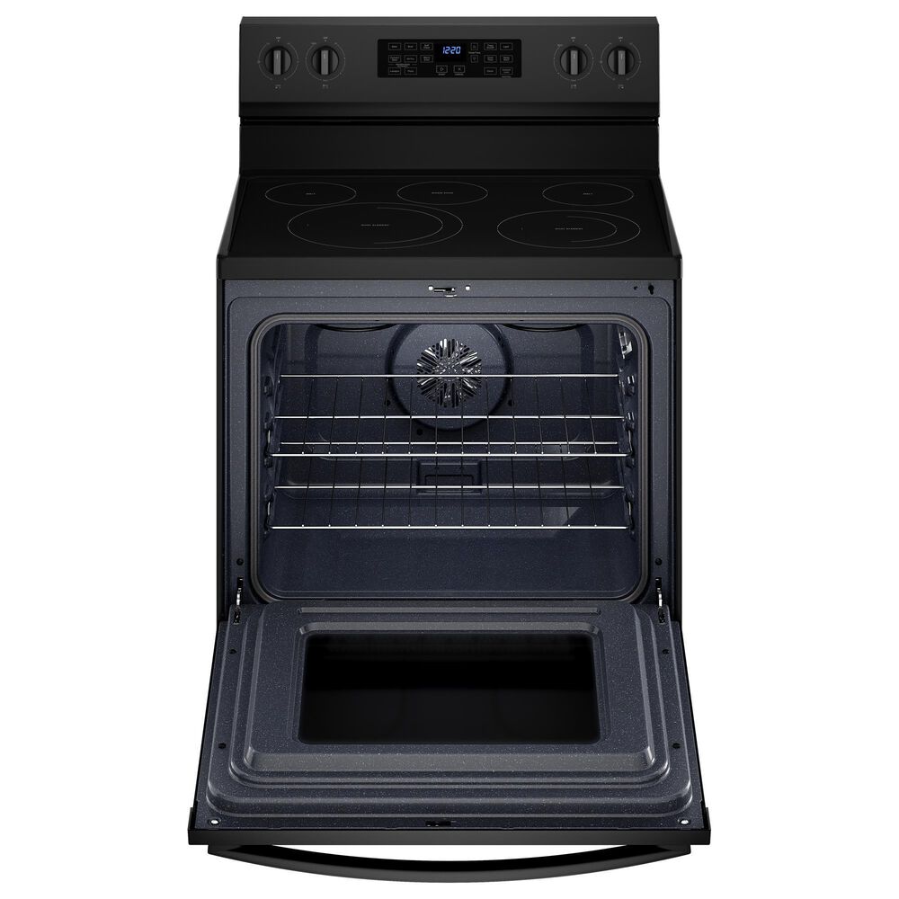 Whirlpool 5.3 Cu. Ft. Electric Range 5-in-1 Air Fry Oven in Black, , large