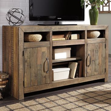 Signature Design by Ashley Sommerford Large TV Stand in Brown, , large