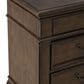 Belle Furnishings Arden Road 3-Drawer Nightstand with Charging Station in Satin Cherry, , large