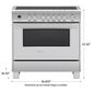 Fisher & Paykel 36" Classic Induction Range with 5 Burners in Stainless Steel, , large