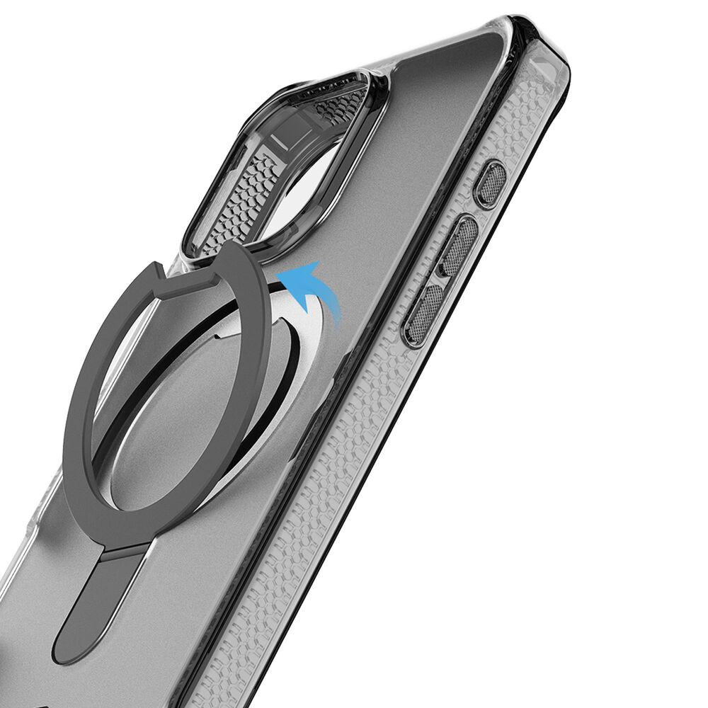ITSkins Hybrid R Vapor Stand MagSafe Case with Stand for Apple iPhone 16 Pro Max in Black, , large