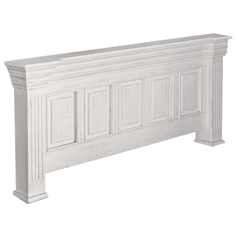 Fallridge Terra White King Bed in Vintage White, , large