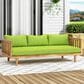 Hearth and Haven Claremont Outdoor Sofa Daybed in Green, , large