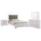 Crown Mark Lyssa 4-Piece Queen Bedroom Set in White, , large