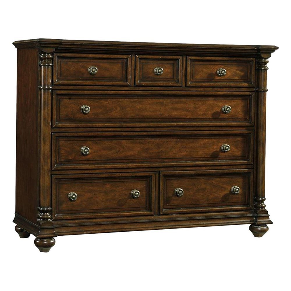 Hooker Furniture Leesburg 7 Drawer Bureau in Mahogany, , large