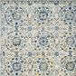 Safavieh Evoke EVK252C 10" x 14" Ivory and Blue Area Rug, , large