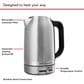 KitchenAid 1.7 Liter Variable Temperature Electric Kettle in Stainless Steel, , large