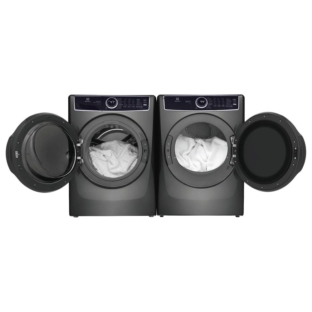 Electrolux 4.5 Cu. Ft. Front Load Washer and 8.0 Cu. Ft. Gas Dryer Laundry Pair in Titanium, , large