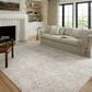 Loloi II Kamala 9"2" x 13" Ivory and Silver Area Rug, , large