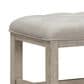 Riva Ridge Provence Vanity Button-Tufted Bench in Bisque Linen, , large