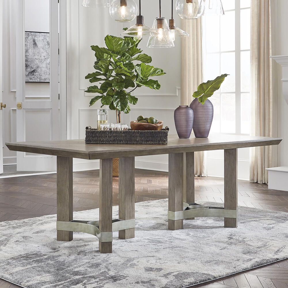 Ashley Chrestner Rectangular Dining Table in Waxy Gray - Table Only, , large