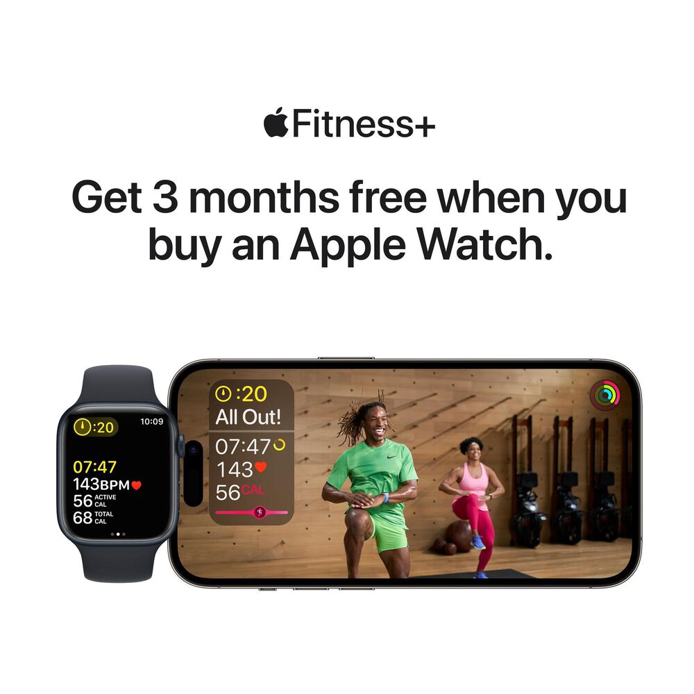 Apple Watch SE GPS 40mm Midnight Aluminum Case with Midnight Sport Band M/ L (Latest Model) NFM