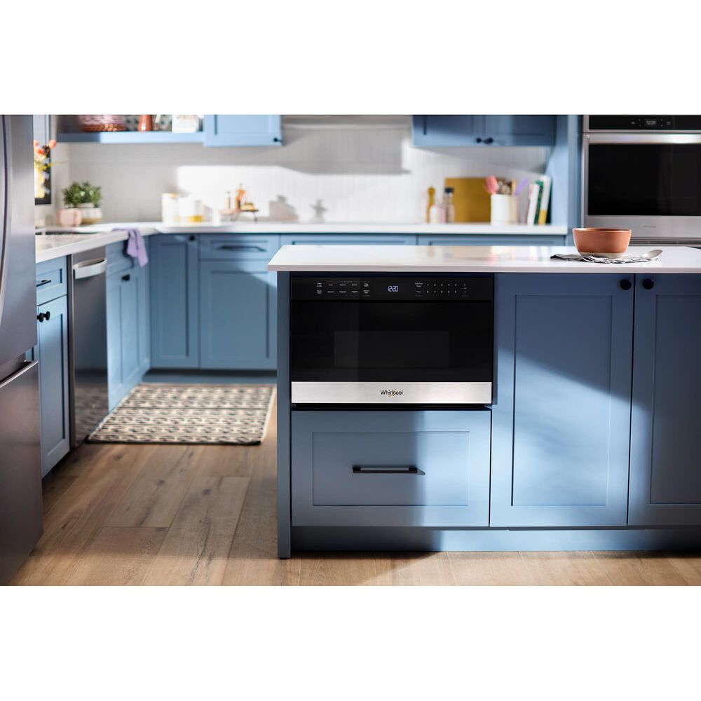 Whirlpool 1.3 Cu. Ft. Built In Microwave in Stainless Steel, , large