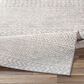 Surya Monaco MOC-2304 8"10" x 12"4" Silver Gray and Ivory Area Rug, , large