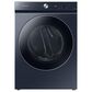Samsung Bespoke 5.3 Cu. Ft. Front Load Washer and 7.6 Cu. Ft. Electric Dryer Laundry Pair with Pedestal in Brushed Navy, , large