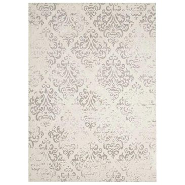 Nourison Damask DAS03 2"3" x 3"9" Ivory Area Rug, , large