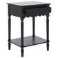 Safavieh Haven Top Drawer End Table in Matte Black, , large