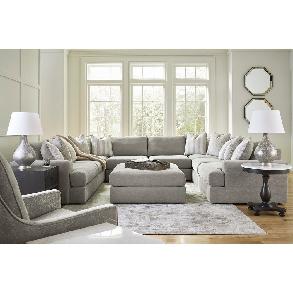 Ashley Avaliyah Oversized Accent Ottoman in Ash, , large