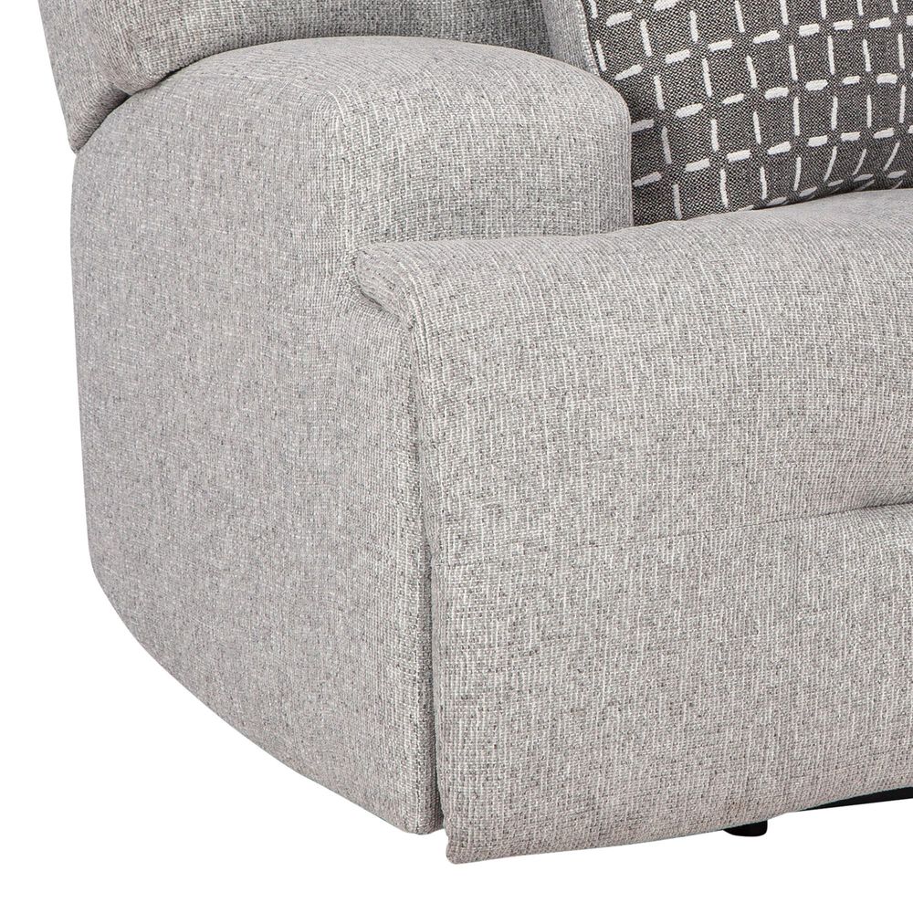Ashley Acklen Place 3-Piece Power Right Facing Reclining Sectional with Chaise in Pewter, , large